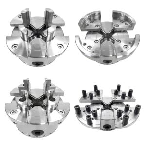 Rox Wood 0293 4 Çeneli Ahşap Torna Aynası ve Aksesuarları 6 Parça