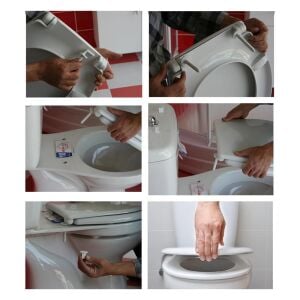 6366 Klozet Kapağı Montaj Vida Takımı