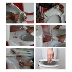 6366 Klozet Kapağı Montaj Vida Takımı