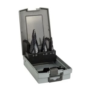 Bosch AlTiN Kaplı HSS Kademeli Matkap Ucu Seti  4-30 mm (3 Parça)