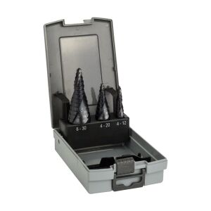Bosch AlTiN Kaplı HSS Kademeli Matkap Ucu Seti  4-30 mm (3 Parça)