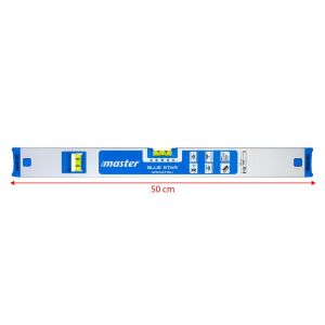 Master 506891 Blue Star Mıknatıslı Su Terazisi 50 cm