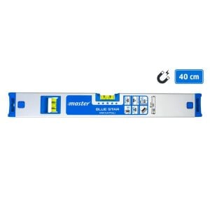 Master 506890 Blue Star Mıknatıslı Su Terazisi 40 cm
