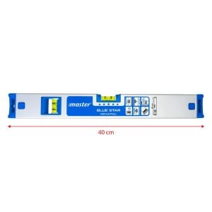 Master 506890 Blue Star Mıknatıslı Su Terazisi 40 cm