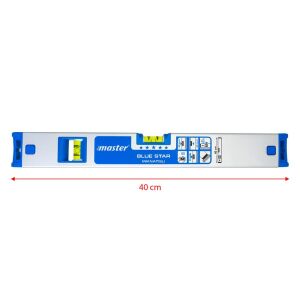Master 506890 Blue Star Mıknatıslı Su Terazisi 40 cm