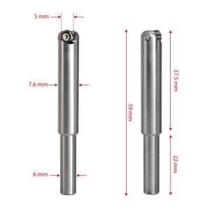 Manpa MSL Uzun Tip Mini Ahşap Oyma Yuvarlak Elmaslı (Sap 6.0 mm)