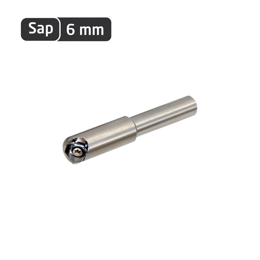 Manpa MSS Kısa Tip Mini Ahşap Oyma Yuvarlak Elmaslı (Sap 6.0 mm)