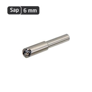 Manpa MSS Kısa Tip Mini Ahşap Oyma Yuvarlak Elmaslı (Sap 6.0 mm)