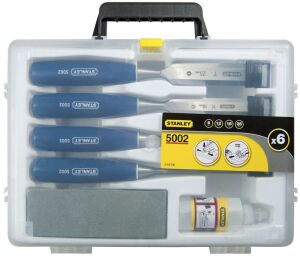 STANLEY 0-16-130 5002 4'lü Mavi Iskarpela Set