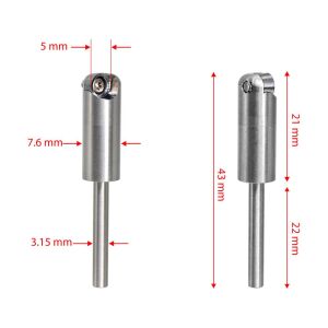 Manpa MSD Kısa Tip Mini Ahşap Oyma Yuvarlak Elmaslı (Sap 3.2 mm)