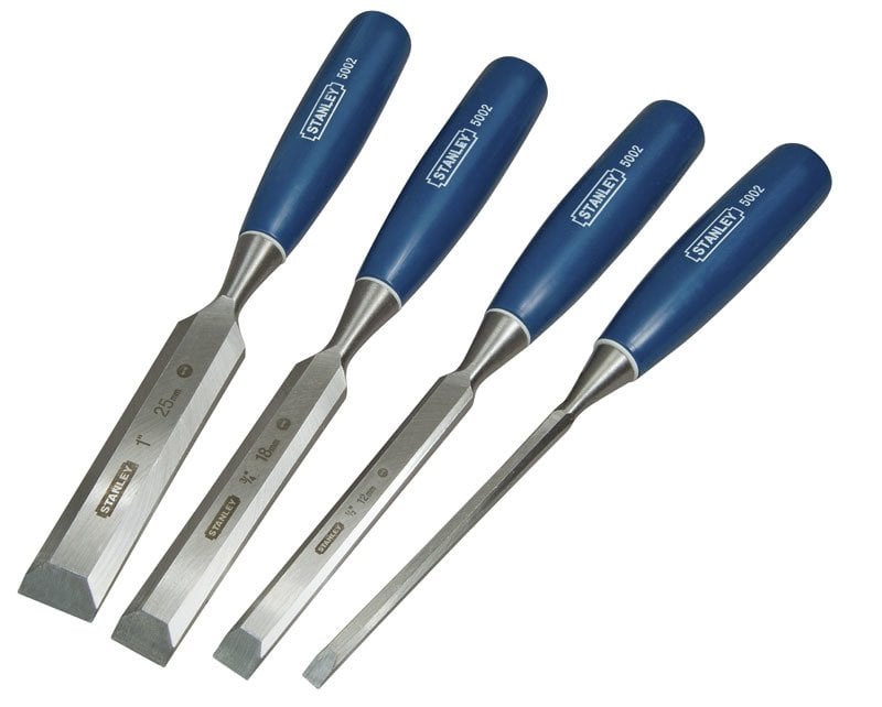 STANLEY 0-16-129 5002 4'lü Mavi Iskarpela Set