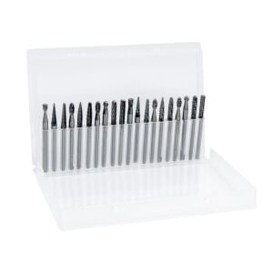 6319 Ahşap-Metal Karbür Kalıpçı Freze Ucu 20 Parça (3 mm Saplı)