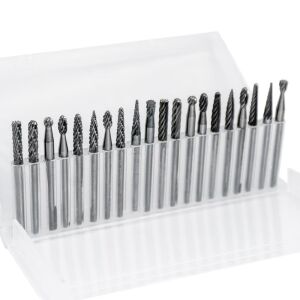 6319 Ahşap-Metal Karbür Kalıpçı Freze Ucu 20 Parça (3 mm Saplı)