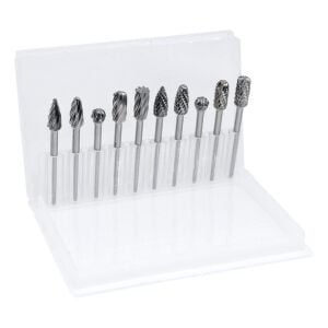 6318 Ahşap-Metal Karbür Kalıpçı Freze Ucu 10 Parça (3 mm Saplı)