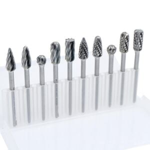 6318 Ahşap-Metal Karbür Kalıpçı Freze Ucu 10 Parça (3 mm Saplı)