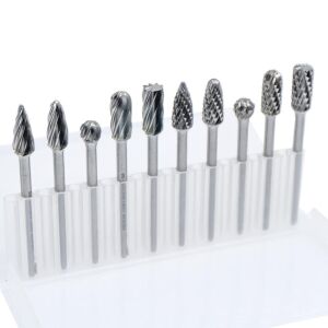 6318 Ahşap-Metal Karbür Kalıpçı Freze Ucu 10 Parça (3 mm Saplı)