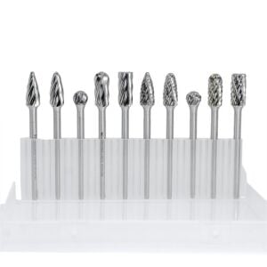 6318 Ahşap-Metal Karbür Kalıpçı Freze Ucu 10 Parça (3 mm Saplı)