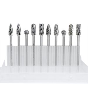 6318 Ahşap-Metal Karbür Kalıpçı Freze Ucu 10 Parça (3 mm Saplı)