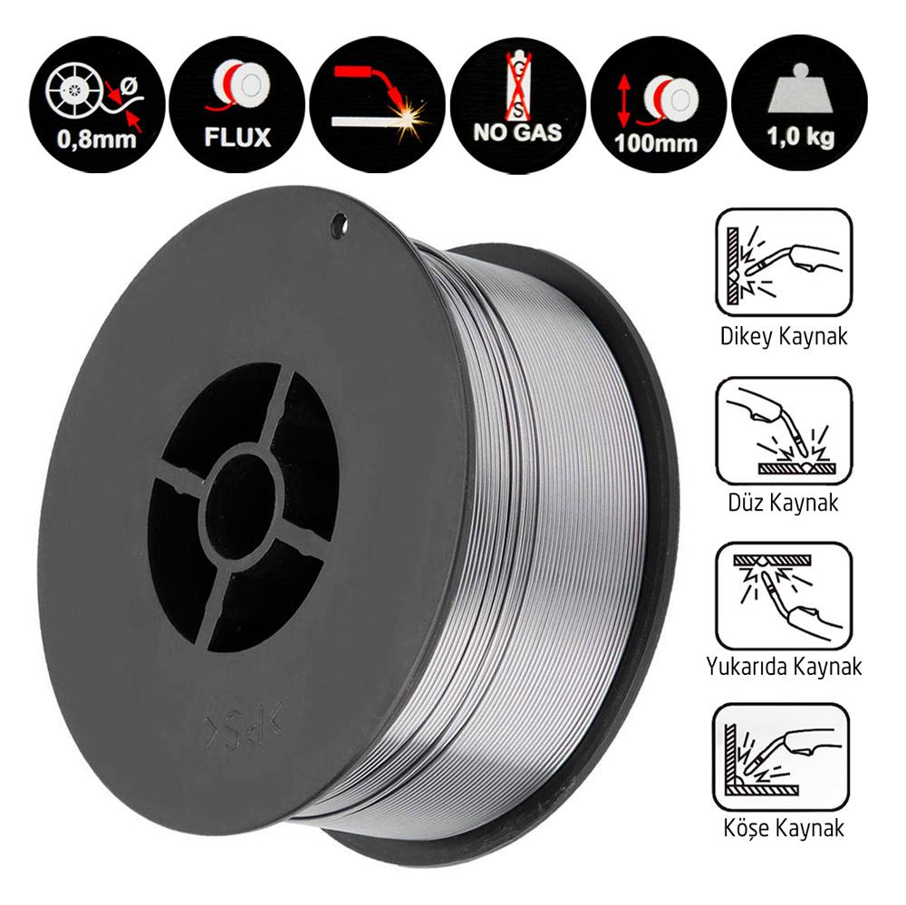 Eps Genera K108 Gazsız Gazaltı MIG Kaynak Teli 0.8 mm (1 Kg Makara)