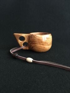 Wood Design Zeytin Ağacı Kuksa Ahşap Bardak Model 2