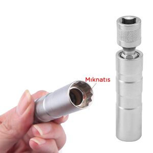 6380 Mıknatıslı Oniki Köşe Mafsallı 3/8'' Buji Lokması 16 mm