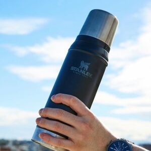 Stanley Klasik Vakumlu Çelik Termos Siyah 0.75 LT