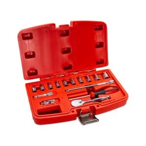 Ceta Form C00A-15PBT 12 Köşe SAE (İnç) Lokma Takımı 1/4” - 15 Parça