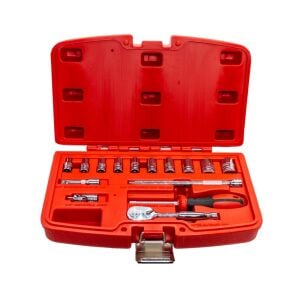 Ceta Form C00A-15PBT 12 Köşe SAE (İnç) Lokma Takımı 1/4” - 15 Parça