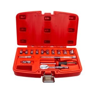 Ceta Form C00A-15PBT 12 Köşe SAE (İnç) Lokma Takımı 1/4” - 15 Parça