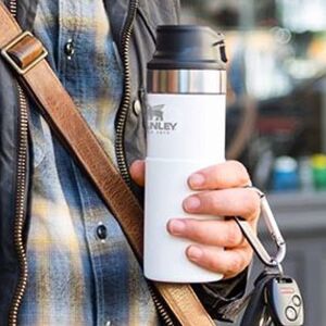 Stanley Klasik Çelik Termos Seyahat Bardağı Beyaz 0.47 LT