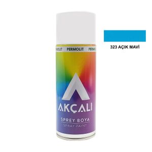 Akçalı Sprey Boya Düz Renk 400 ml - 323 Açık Mavi