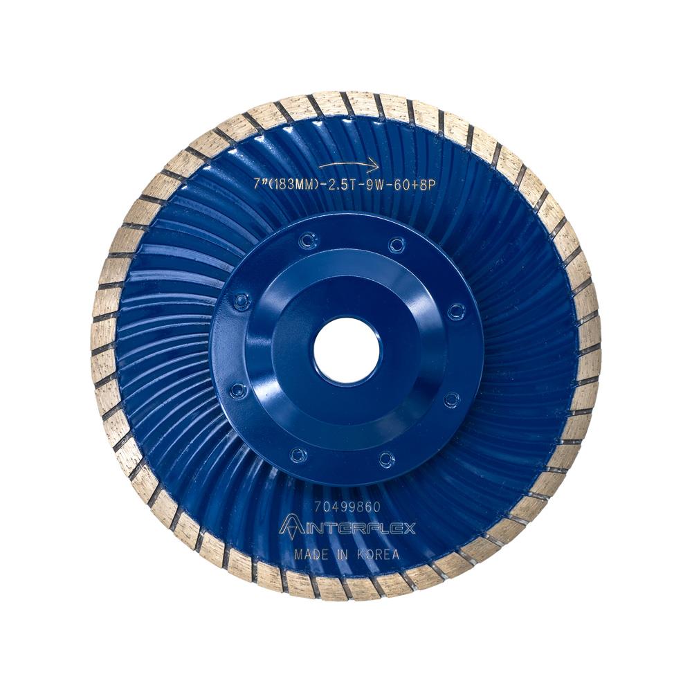 Interflex VA-T30S Flanşlı Kuru Kesim Granit Elmas Testere 183 mm