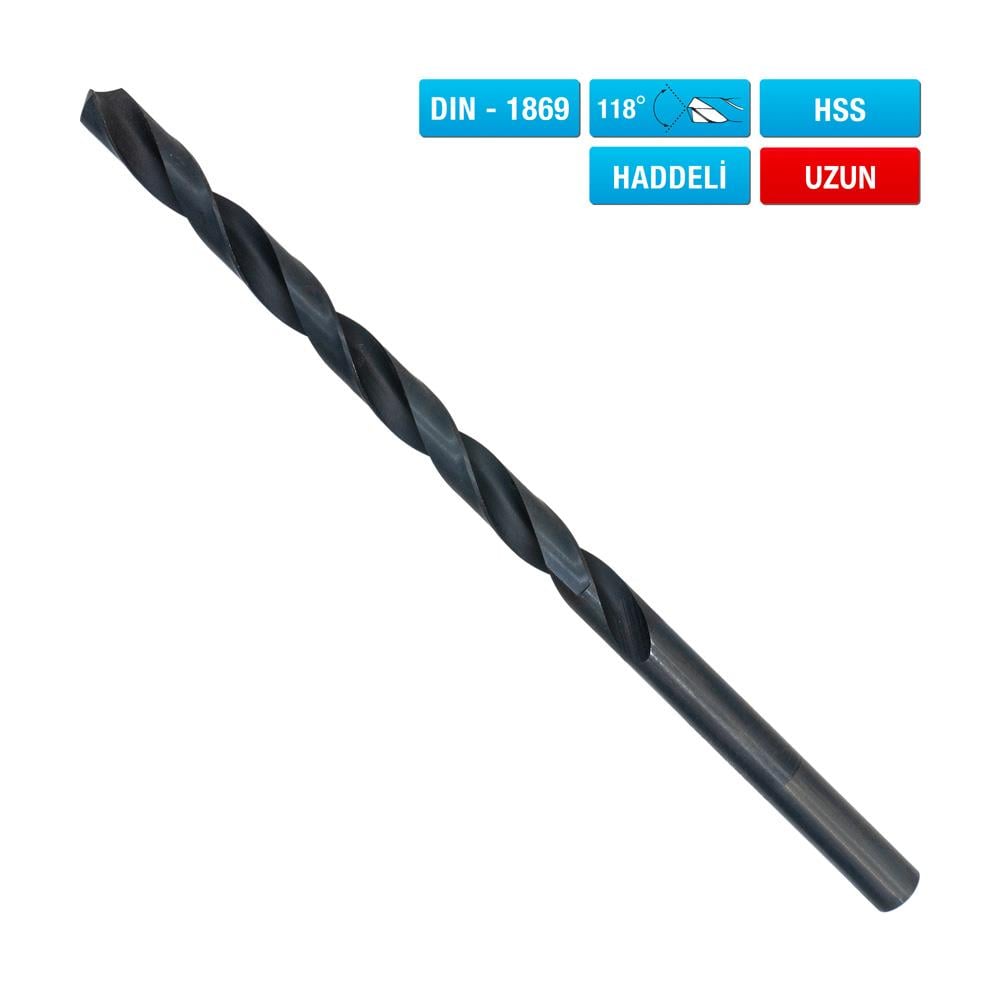 6355 HSS Uzun Matkap Ucu 19x375 mm