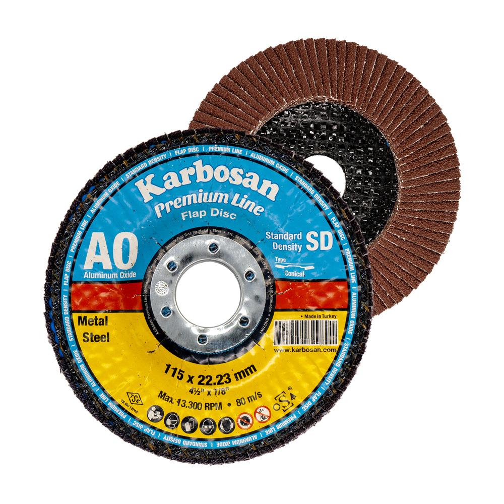 Karbosan 982970 Premium Line SD Flap Disk Zımpara AO 115mm 40kum