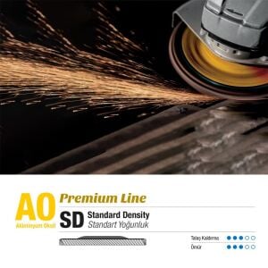Karbosan 982970 Premium Line SD Flap Disk Zımpara AO 115mm 40kum