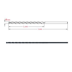 6326 HSS Uzun Matkap Ucu 4.5x235 mm