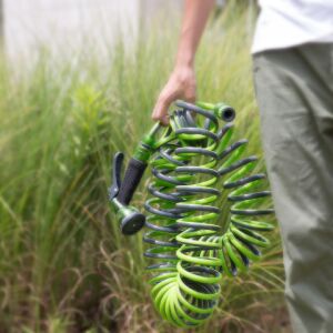 Daye DY5930 7 Fonksiyonlu Spiral Bahçe Sulama Hortum Seti 30 mt