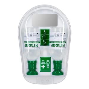 Pitdrop PD110-2 İkili Aynalı Steril Göz Duşu Seti Duvar İstasyonu
