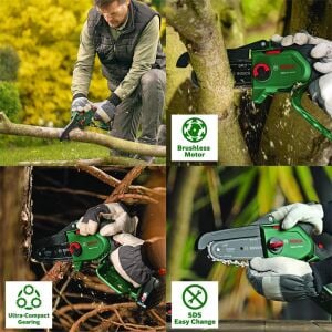 Bosch EasyChain 18V-15-7 Akülü Zincirli Ağaç Kesme Budama 18V 2.5Ah