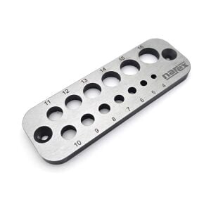 Narex 872200 Ahşap Dübel Kavela Yapma Plakası 4-16 mm