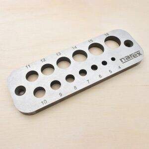 Narex 872200 Ahşap Dübel Kavela Yapma Plakası 4-16 mm