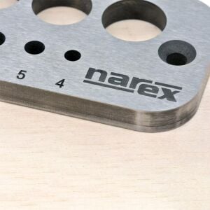 Narex 872200 Ahşap Dübel Kavela Yapma Plakası 4-16 mm