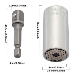 6384 Çok Amaçlı Akıllı Lokma Anahtar Seti 7-19 mm - 2 Parça