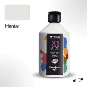 Polisan X1ART Vernikli Hobi Boyası 500ml - Mantar