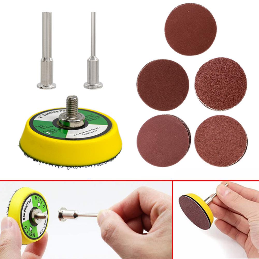 6385 Pimli Mini Cırt Zımpara Taban Seti Gravür ve Matkap Uyumlu 4 Parça