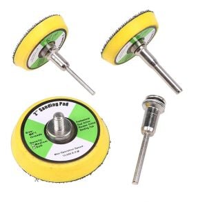 6385 Pimli Mini Cırt Zımpara Taban Seti Gravür ve Matkap Uyumlu 4 Parça