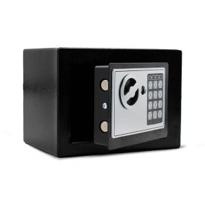 6387 Elektronik Şifreli Mini Çelik Para Kasası