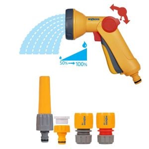 Hozelock 2403-3535H Otomatik Geri Sarımlı Bahçe Makarası 30mt +Tabanca Seti