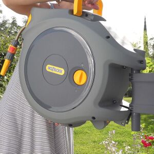Hozelock 2403-3535H Otomatik Geri Sarımlı Bahçe Makarası 30mt +Tabanca Seti