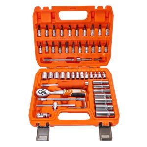 6388 Lokma ve Lokmalı Bits Uç Takımı 1/4'' - 53 Parça (72 Diş Cırcırlı)